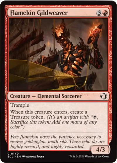 Flamekin Gildweaver - 140 - (Lorwyn Eclipsed)