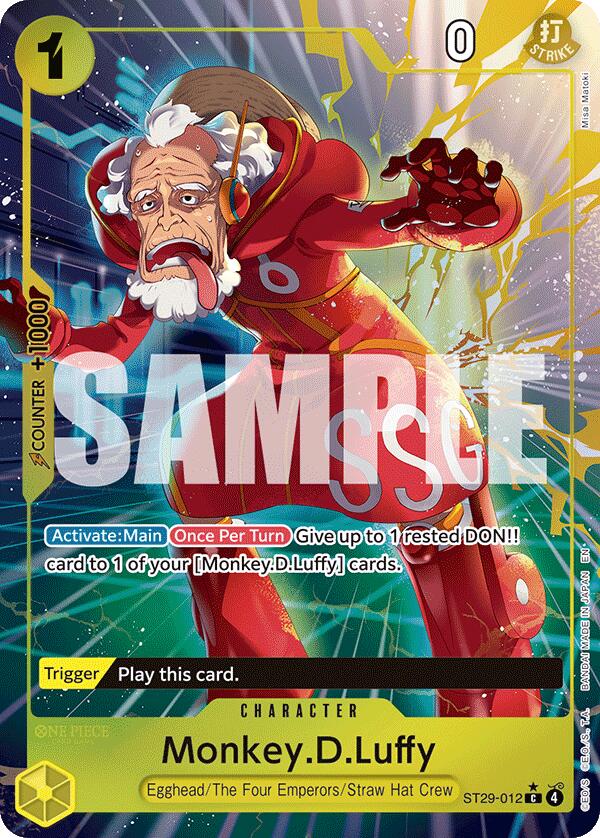 Monkey.D.Luffy (012) (Full Art) - ST29-012 - (Starter Deck 29: Egghead)