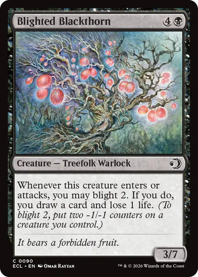 Blighted Blackthorn - 90 - (Lorwyn Eclipsed)