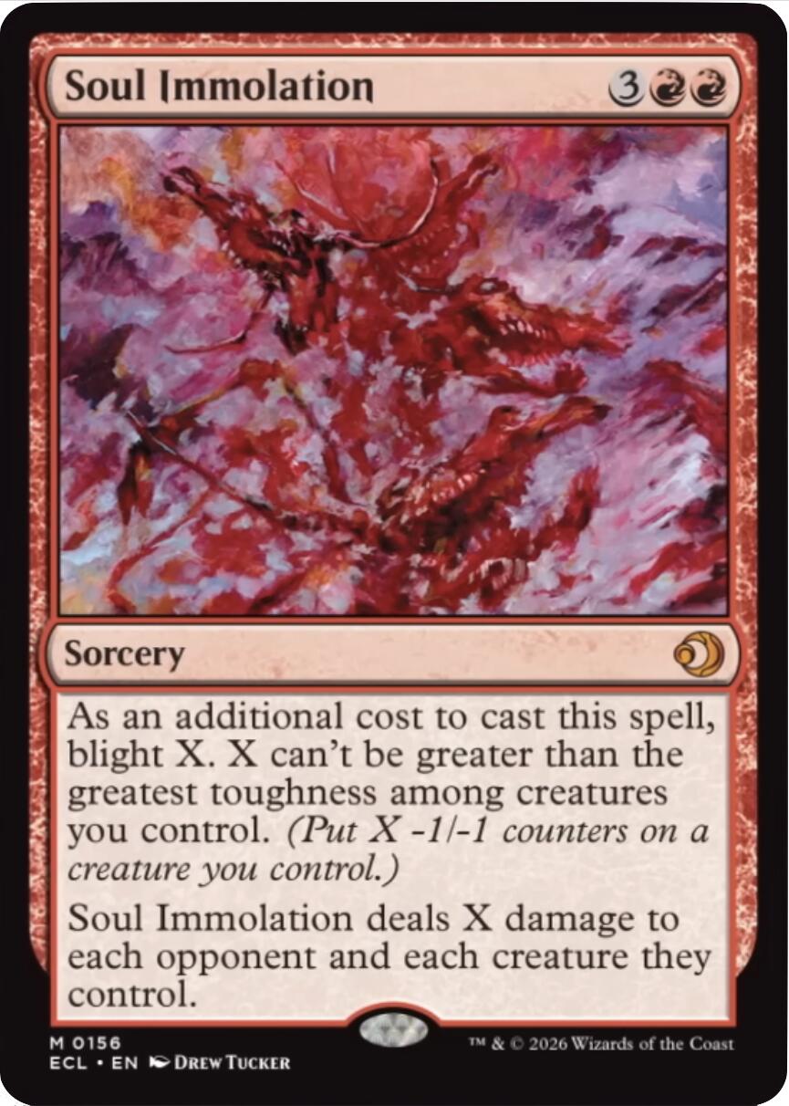 Soul Immolation - 156 - (Lorwyn Eclipsed)