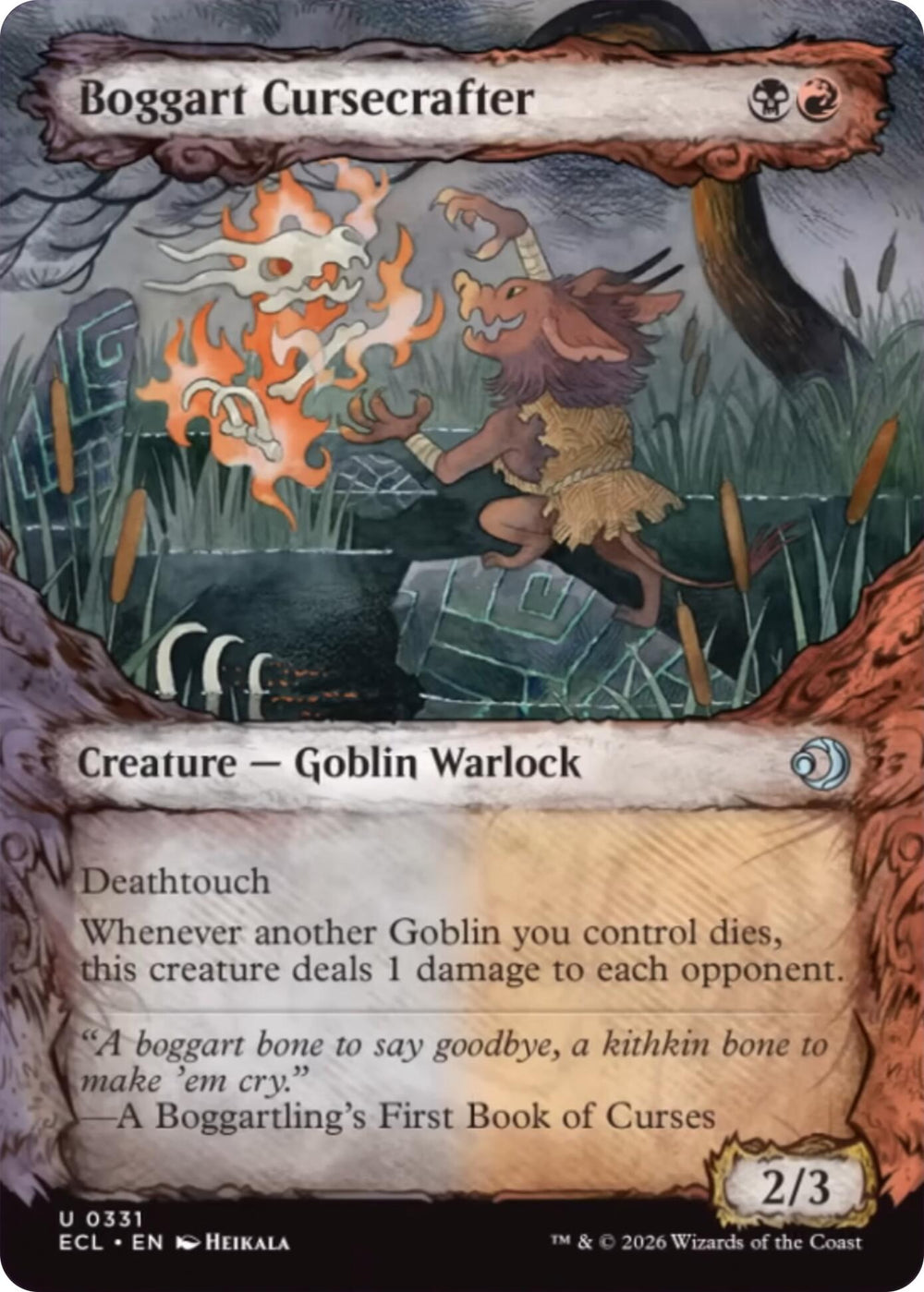 Boggart Cursecrafter (Showcase) [ECL - 331]