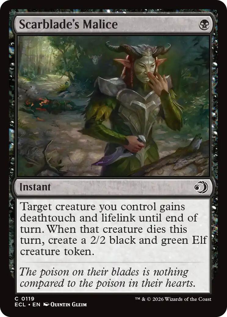 Scarblade's Malice [ECL - 119]