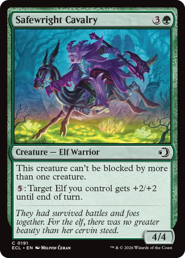 Safewright Cavalry - 191 - (Lorwyn Eclipsed)