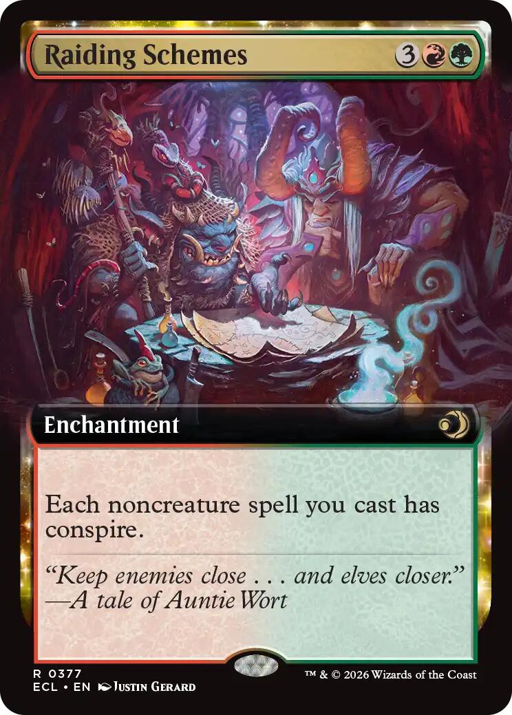 Raiding Schemes (Extended Art) - 377 - (Lorwyn Eclipsed)