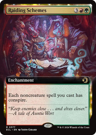 Raiding Schemes (Extended Art) - 377 - (Lorwyn Eclipsed)