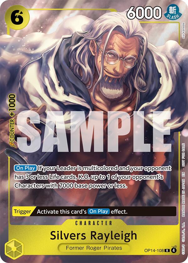 Silvers Rayleigh (Dash Pack) - OP14-108 - (The Azure Sea's Seven)