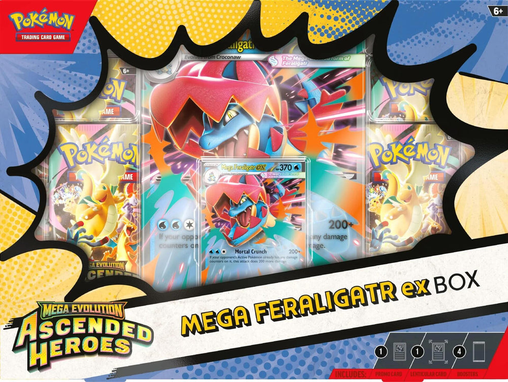 Pokemon TCG: Ascended Heroes Mega Feraligatr ex Box