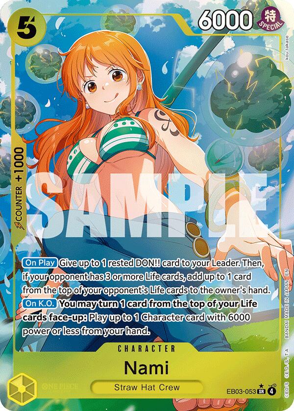 Nami (053) (Alternate Art) - EB03-053 - (Extra Booster: One Piece Heroines Edition)