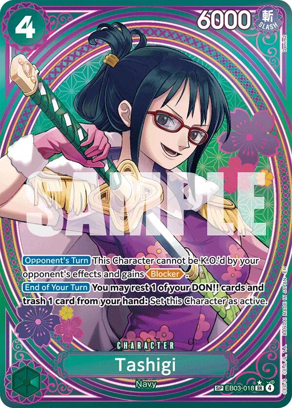 Tashigi (SP) - EB03-018 - (Extra Booster: One Piece Heroines Edition)