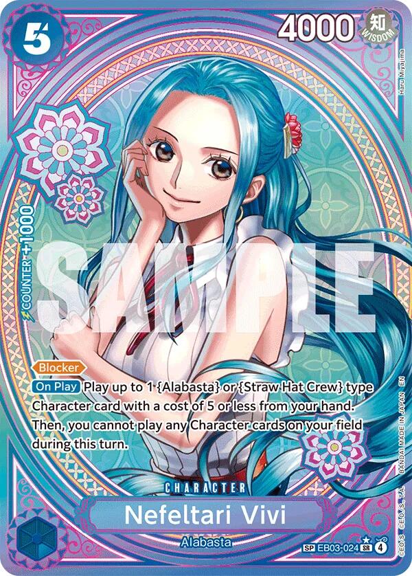 Nefeltari Vivi (024) (SP) - EB03-024 - (Extra Booster: One Piece Heroines Edition)