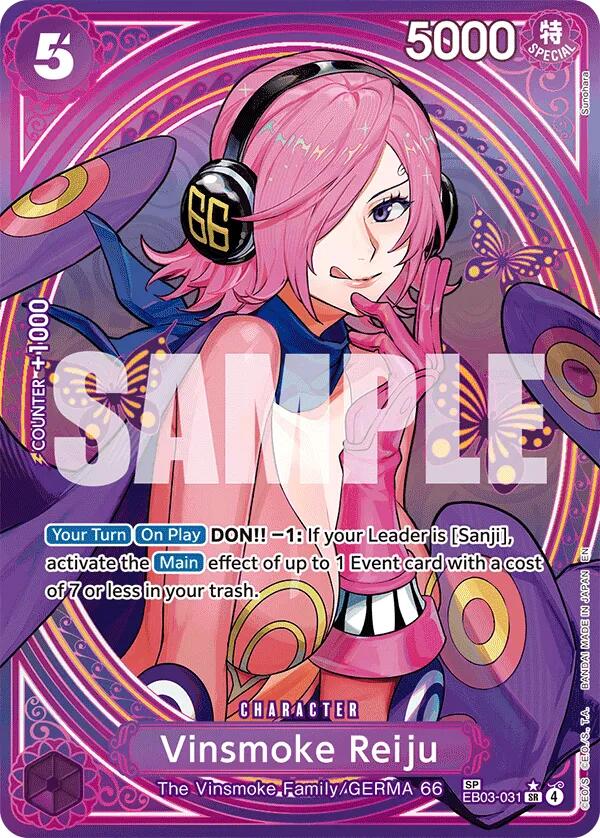 Vinsmoke Reiju (SP) - EB03-031 - (Extra Booster: One Piece Heroines Edition)