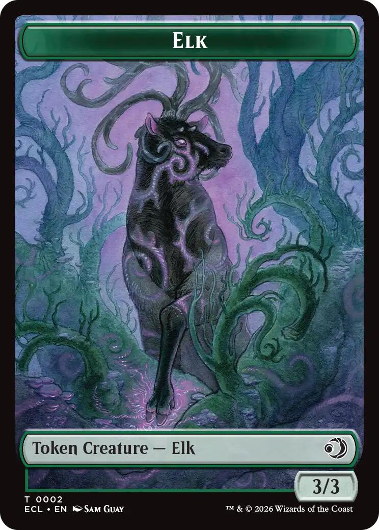 Elk // Mutavault Double-Sided Token [ECL - 2]