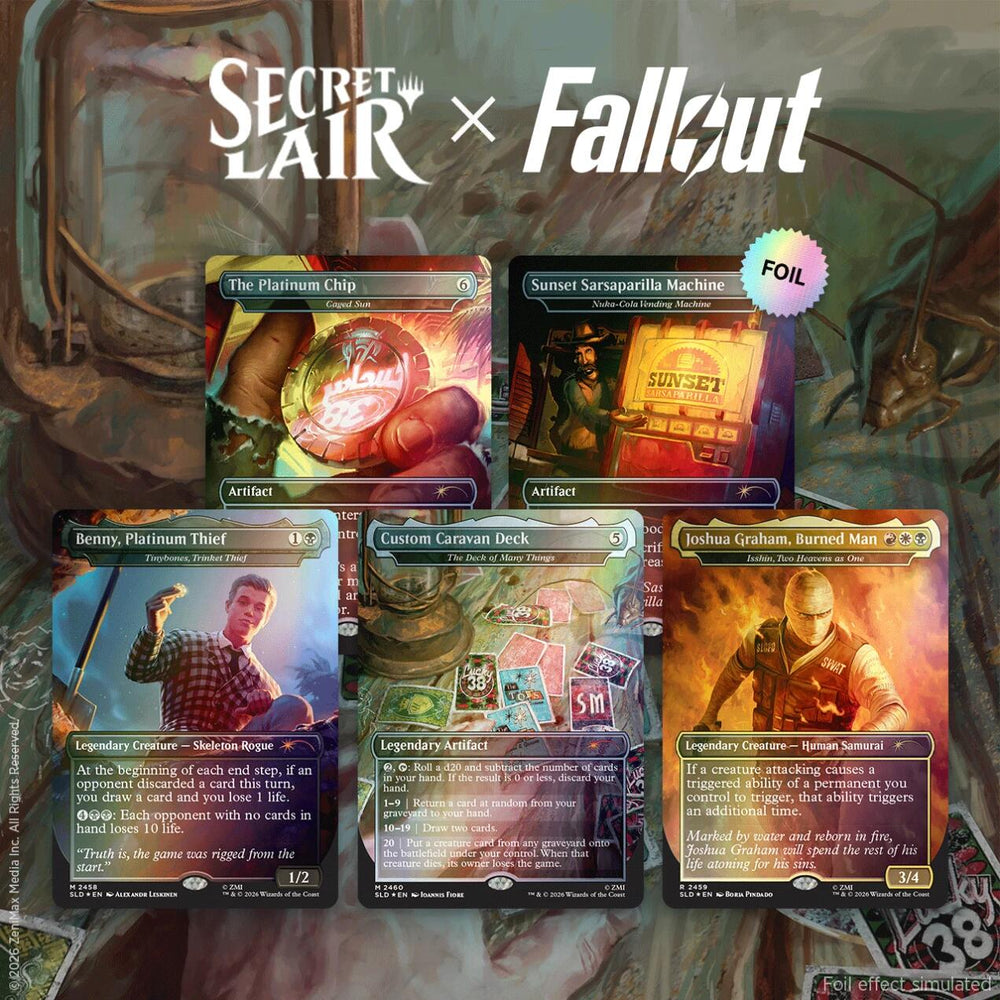 Magic: The Gathering - Secret Lair Drop: Secret Lair x Fallout: Welcome to New Vegas - Traditional Foil Edition