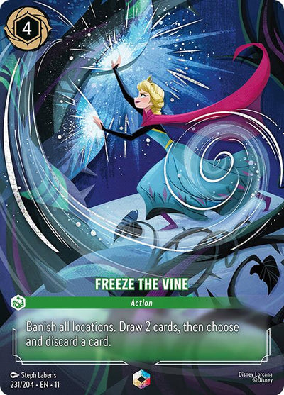 Freeze the Vine (Enchanted) - 231/204 - (Winterspell)