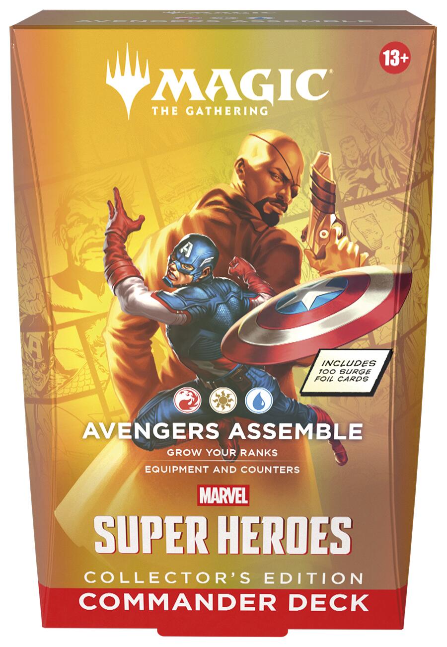 Magic: The Gathering - Marvel Super Heroes Commander Deck - Avengers Assemble (Collector's Edition)