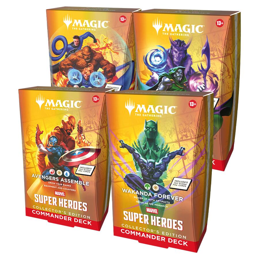 Magic: The Gathering - Marvel Super Heroes Commander Deck Case (Collector's Edition)