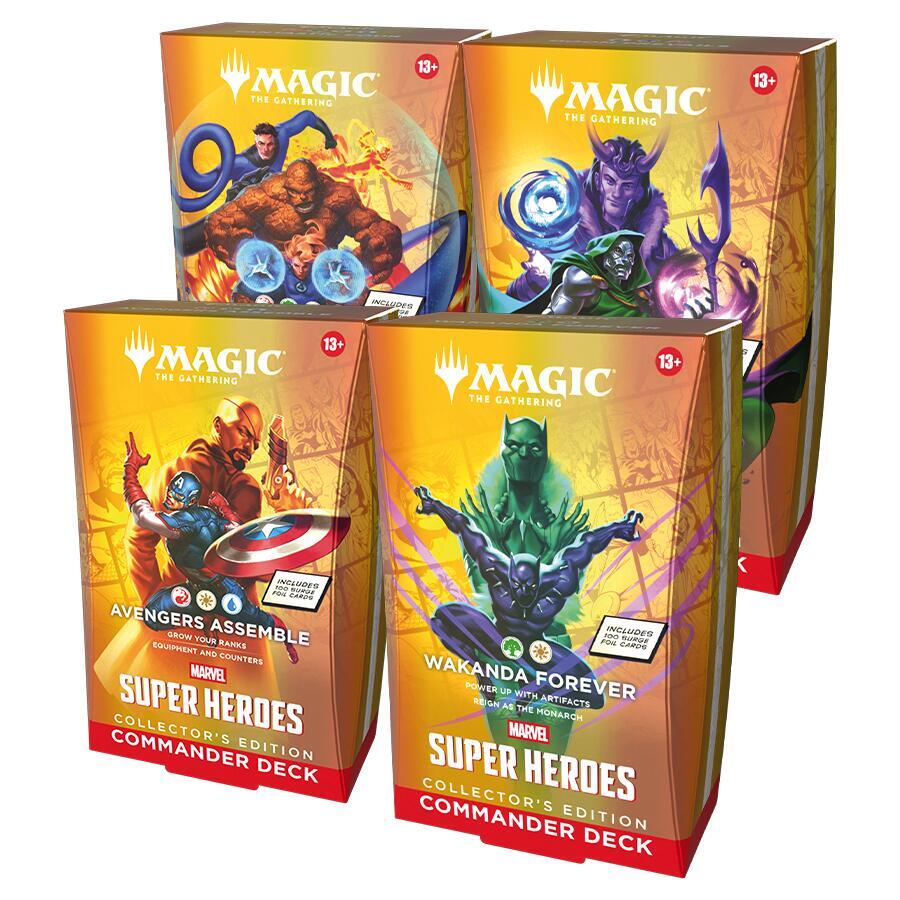 Magic: The Gathering | Marvel Super Heroes - Collector's Edition Commander Deck CASE OF 4
