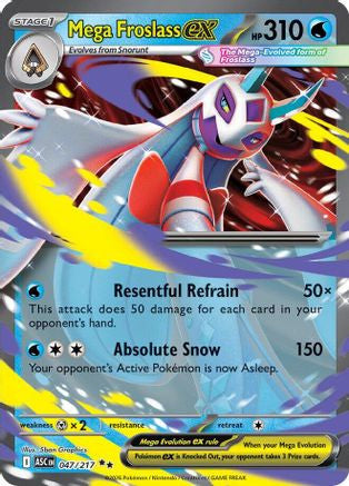 Mega Froslass Ex 047 217 47 Me Ascended Heroes Holofoil