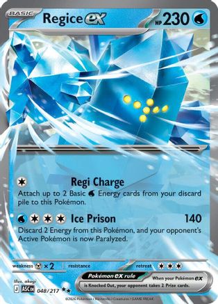 Regice ex (48) - ME Ascended Heroes Holofoil