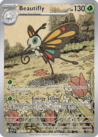 Beautifly 219 217 219 Me Ascended Heroes Holofoil