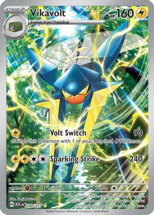 Vikavolt 230 217 230 Me Ascended Heroes Holofoil
