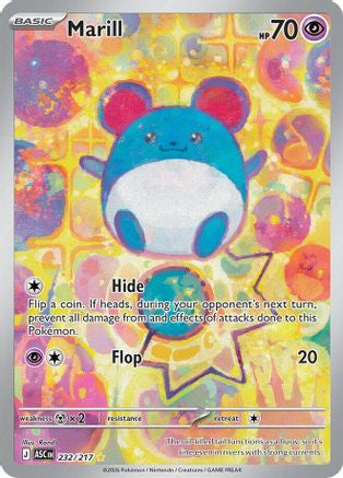 Marill 232 217 232 Me Ascended Heroes Holofoil