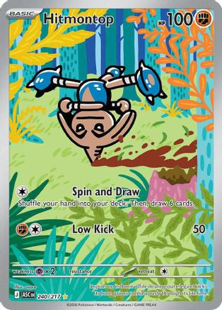 Hitmontop 240 217 240 Me Ascended Heroes Holofoil