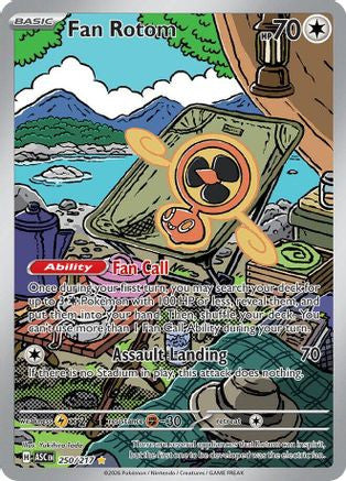 Fan Rotom 250 217 250 Me Ascended Heroes Holofoil