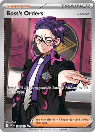 Boss's Orders [Corbeau] (256/217) - ME Ascended Heroes Holofoil