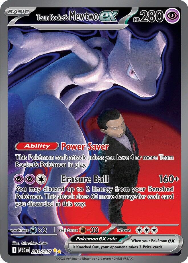 Team Rocket's Mewtwo ex - 281/217 - (ME: Ascended Heroes)