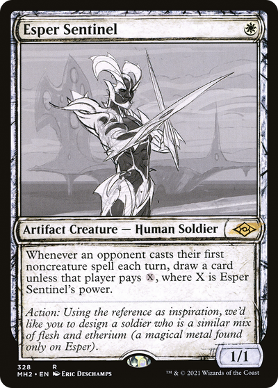 Esper Sentinel (MH2-328) - Modern Horizons 2: (Showcase) Foil