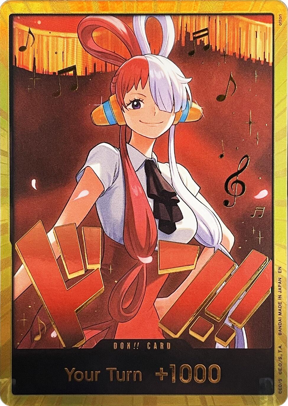 DON!! Card (Uta) (Gold) - - (Extra Booster: One Piece Heroines Edition)