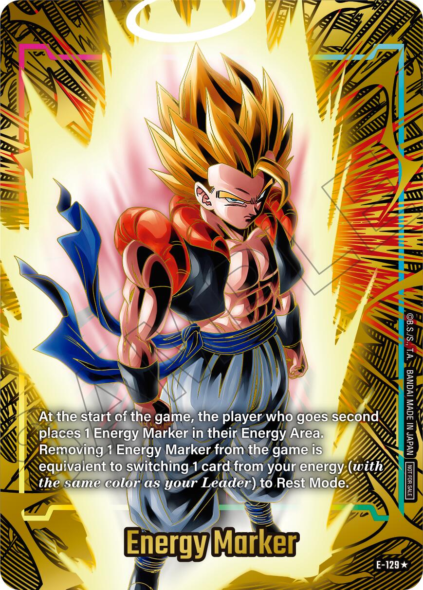 Energy Marker (E-129) (Gold) [DBSFW_EM - E-129]