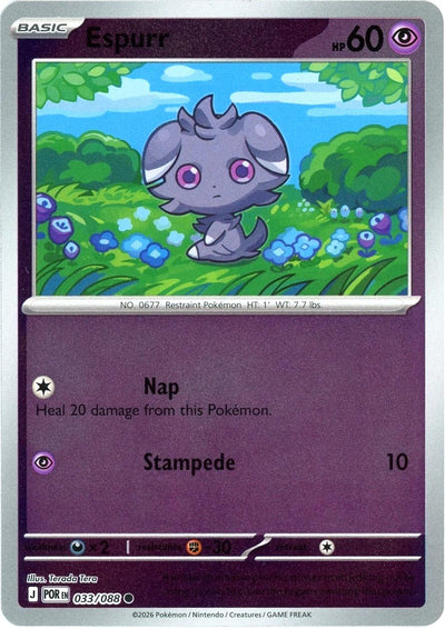 Espurr - 033/088 - Common [me03-033] [Reverse Holo]