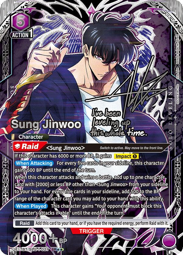Sung Jinwoo (021) (SR**) [UE17BT - UE17BT/SLG-1-021]