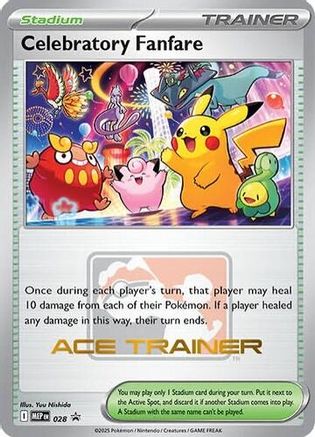 Celebratory Fanfare (Ace Trainer) 28 - ME Mega Evolution Promo