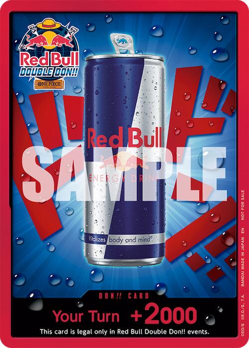 DON!! Card (Red Bull Double Don!!) - - (One Piece Promotion Cards)