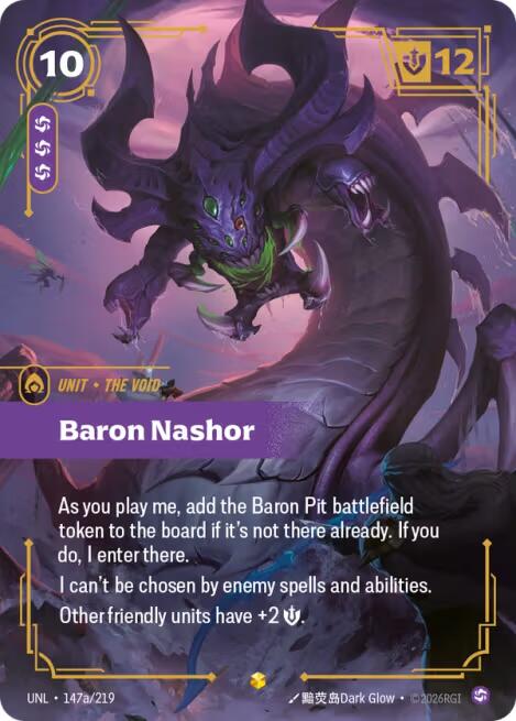 Unleashed - Baron Nashor (Alternate Art) 147a/219