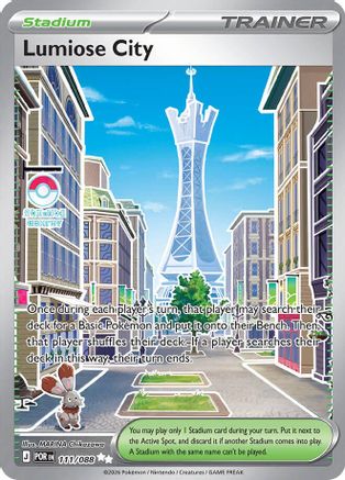 Lumiose City - 111/088 111 - ME03 Perfect Order Holofoil