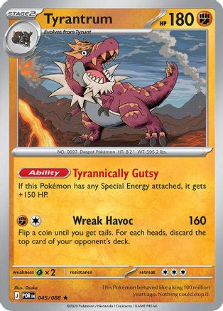 Tyrantrum 45 Me03 Perfect Order Holofoil