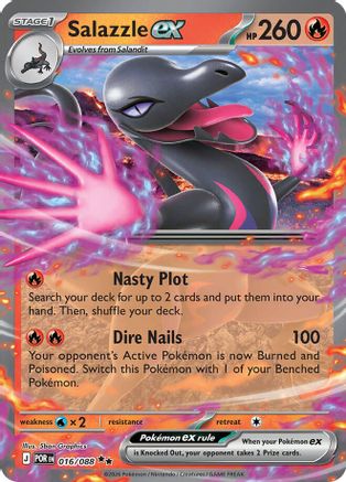 Salazzle ex - 016/088 16 - ME03 Perfect Order Holofoil