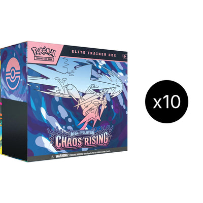 (Preorder) Pokemon TCG: Chaos Rising Elite Trainer Box Case