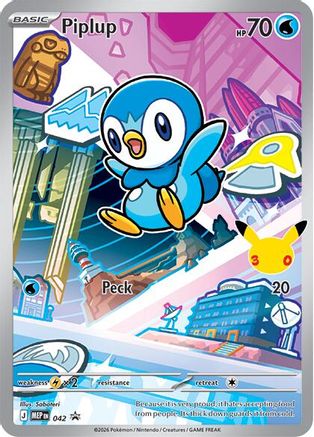 Piplup - 042 42 - ME Mega Evolution Promo Holofoil