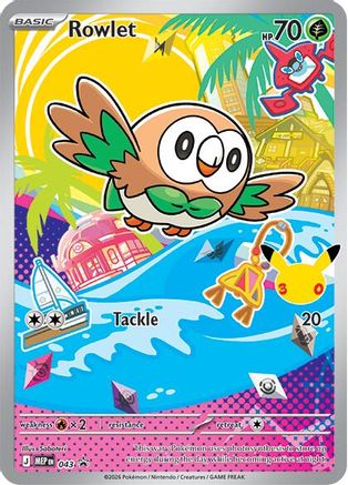 Rowlet - 043 43 - ME Mega Evolution Promo Holofoil