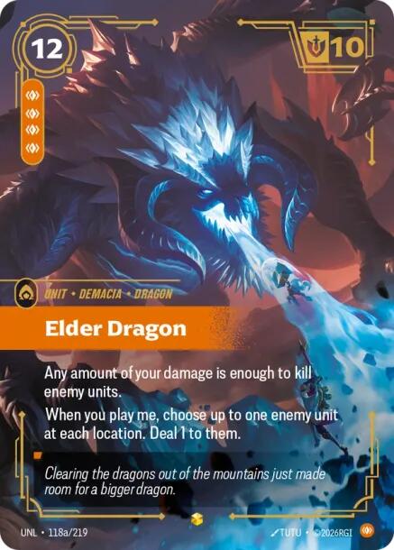 Unleashed - Elder Dragon (Alternate Art) 118a/219