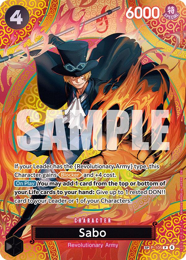 Sabo (P-105) (SP) - P-105 - (Adventure on Kami's Island)
