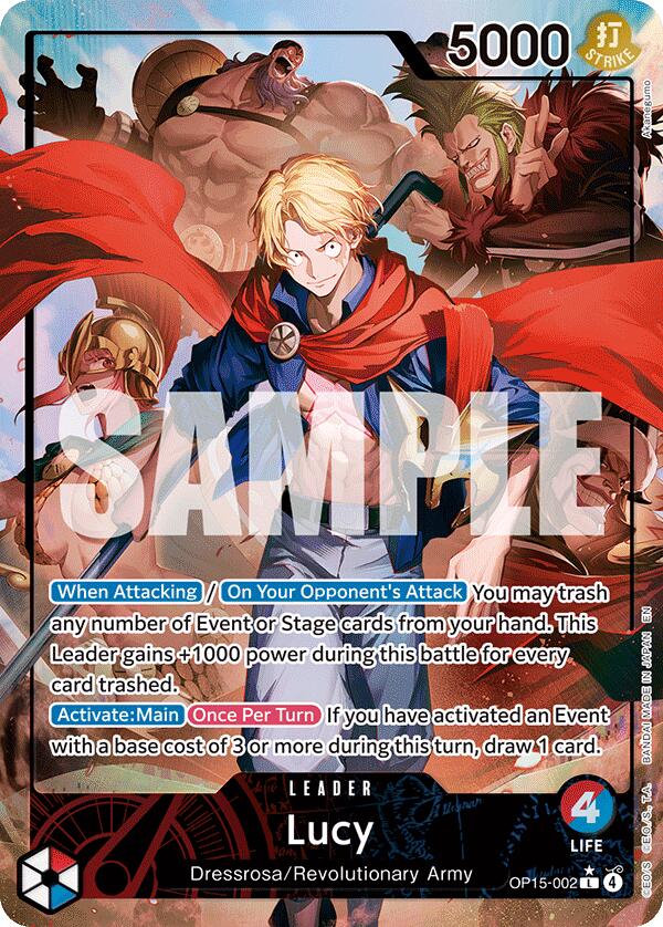 Lucy (Alternate Art) - OP15-002 - (Adventure on Kami's Island)