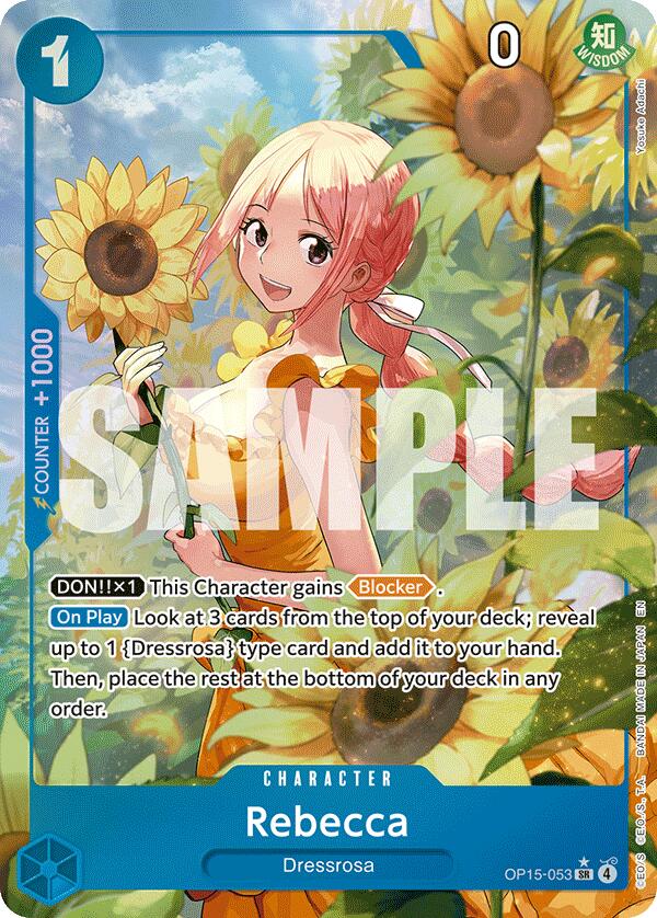 Rebecca (OP15-053) (Alternate Art) - OP15-053 - (Adventure on Kami's Island)