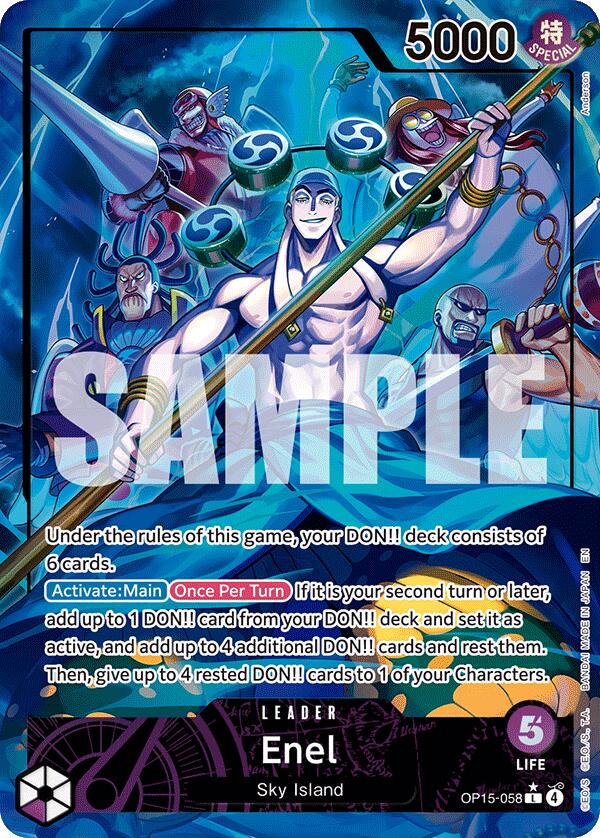 Enel (OP15-058) (Alternate Art) - OP15-058 - (Adventure on Kami's Island)