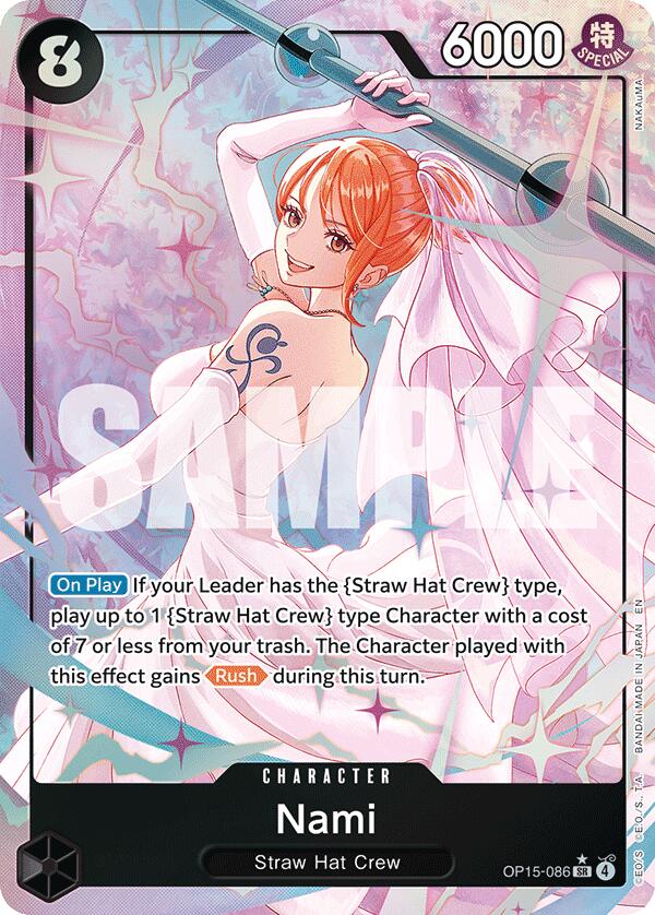 Nami (OP15-086) (Alternate Art) - OP15-086 - (Adventure on Kami's Island)